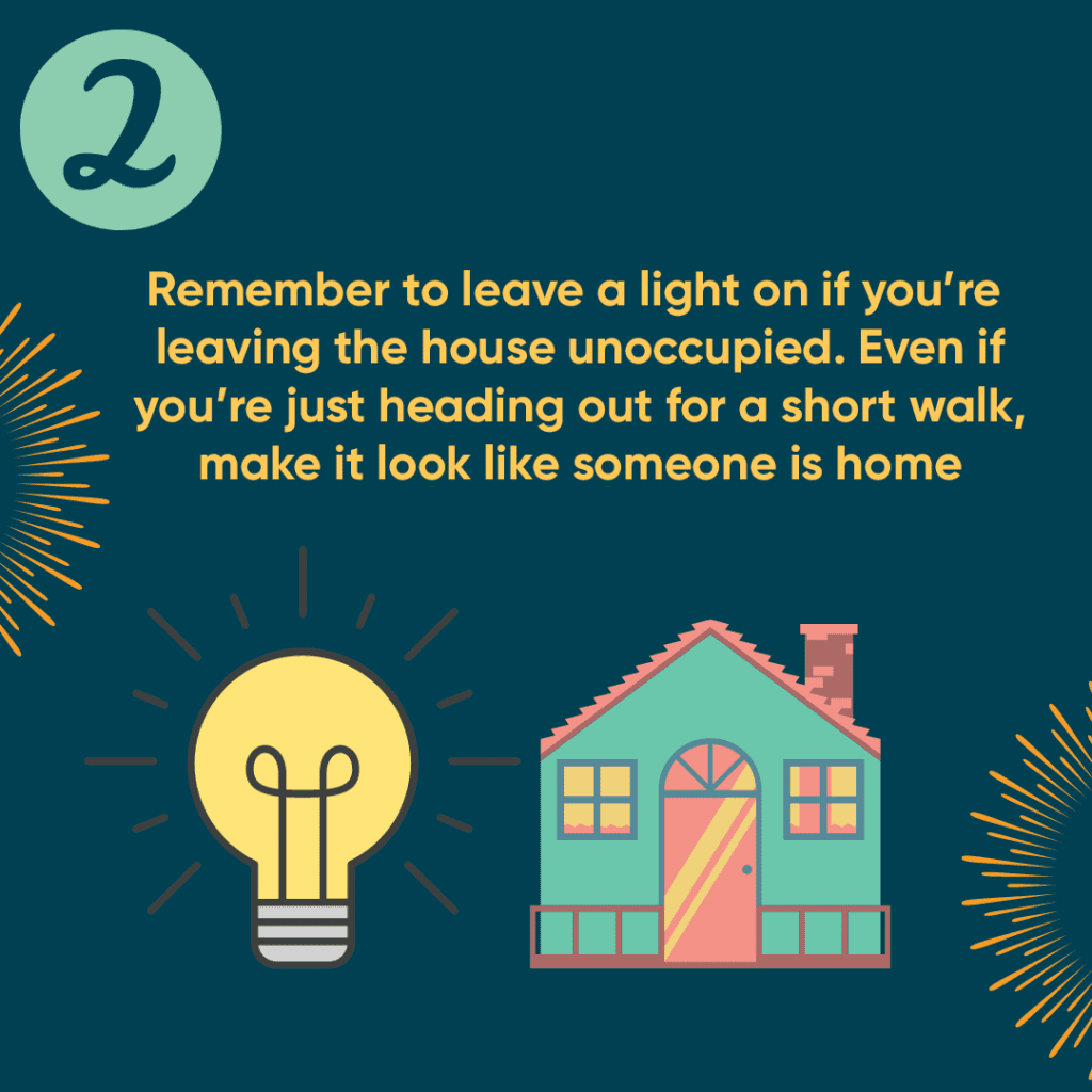leave a light on in winter